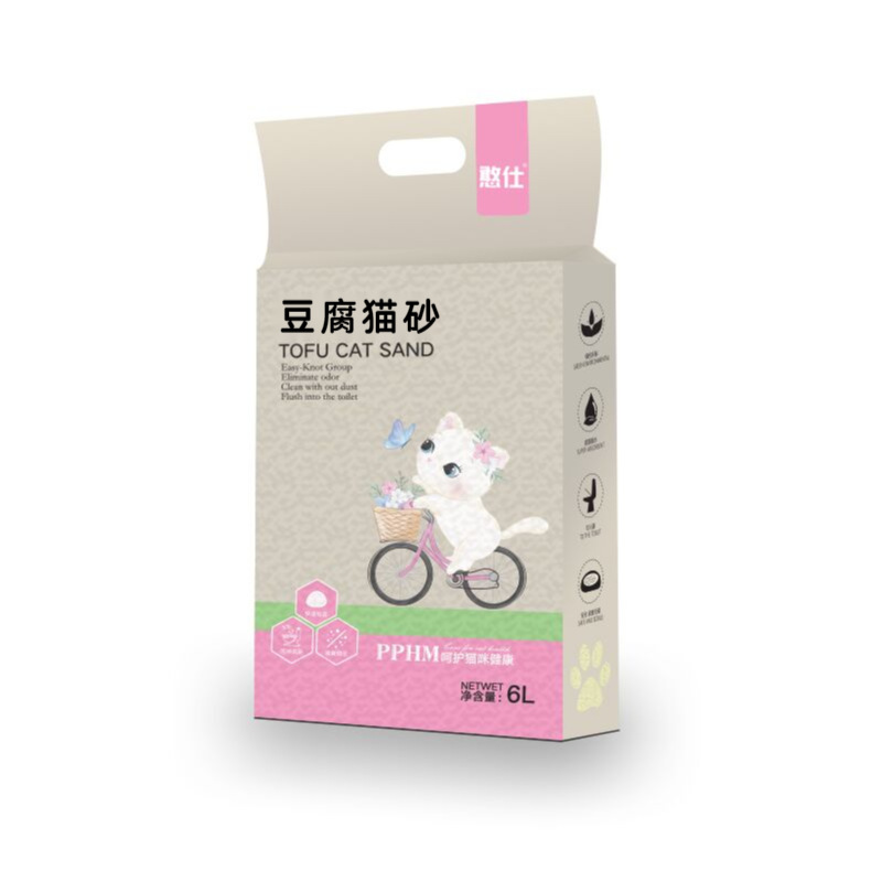 [Buy One Get One Free] Tofu Cat Litter Green Tea Original Deodorizing Dust-Free Large Particle Tofu Litter Cat Supplies Free Shipping