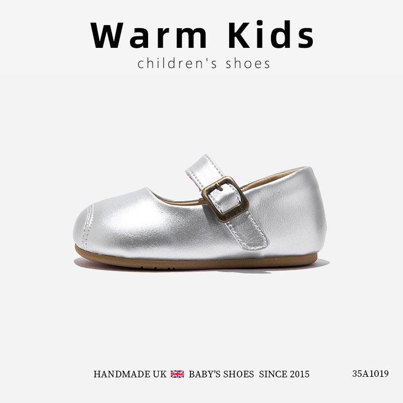 Genuine Leather Girls' Small Leather Shoes, Simple Autum New Baby Girl Princess Shoes, Girls' Toddler Shoes, One Piece Drop Shipping