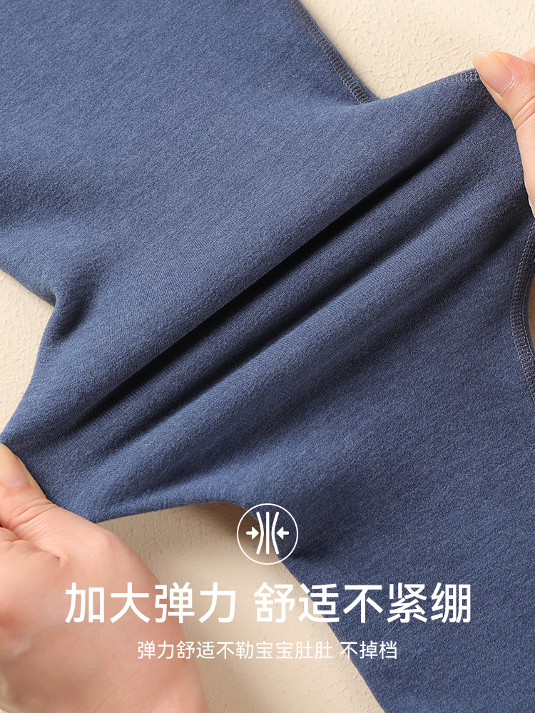 Autumn and winter boys De velvet warm pants inner wear plus velvet padded school uniform inner build artifact children's autumn pants big children's cotton pants