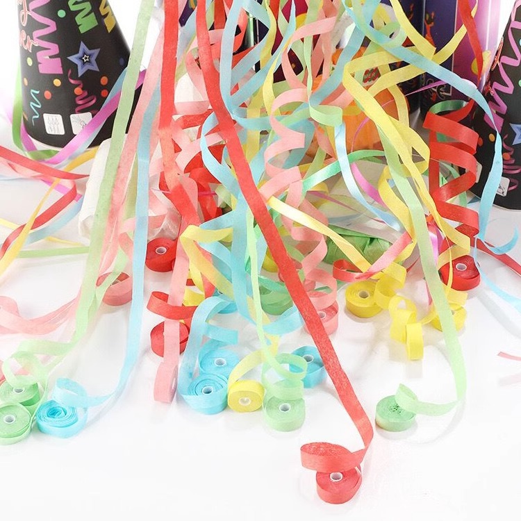 Hand-throwing ribbon magic spider silk pull ring grenade stage performance props wedding party holiday atmosphere supplies