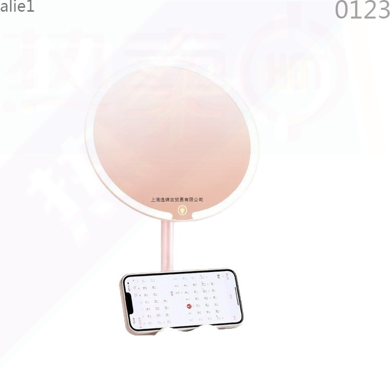 Student Home Fill-In Mirror Dressing Light-Emitting Classy 2025 New Led Mirror Makeup Mirror Desktop Desktop with Light