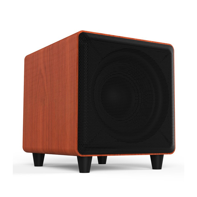 Cross-Border Heavy Bass High-Power Large-Diameter Sound Bar Tv Wooden 10inch Home Active Subwoofer