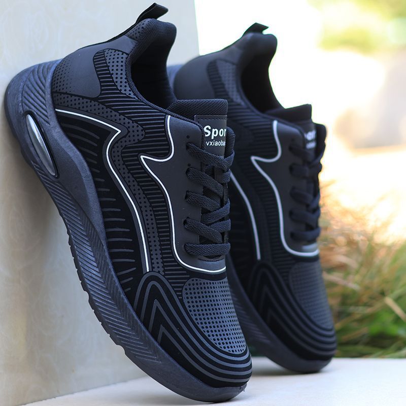 Autumn and Winter New Sports Shoes for Middle-Aged and Elderly People, Dad Shoes, Leather Waterproof Work Shoes, Non-Slip and Wear-Resistant Casual Shoes