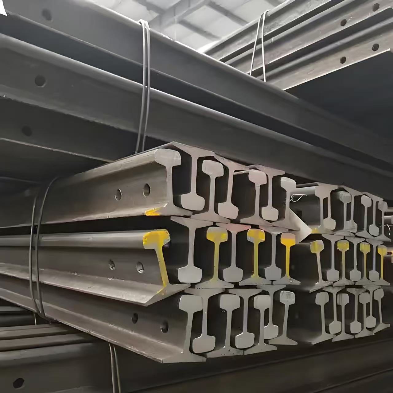 70kg Steel Rail 50kg Steel Rail 28kg Steel Rail Steel Mill Wholesale Price