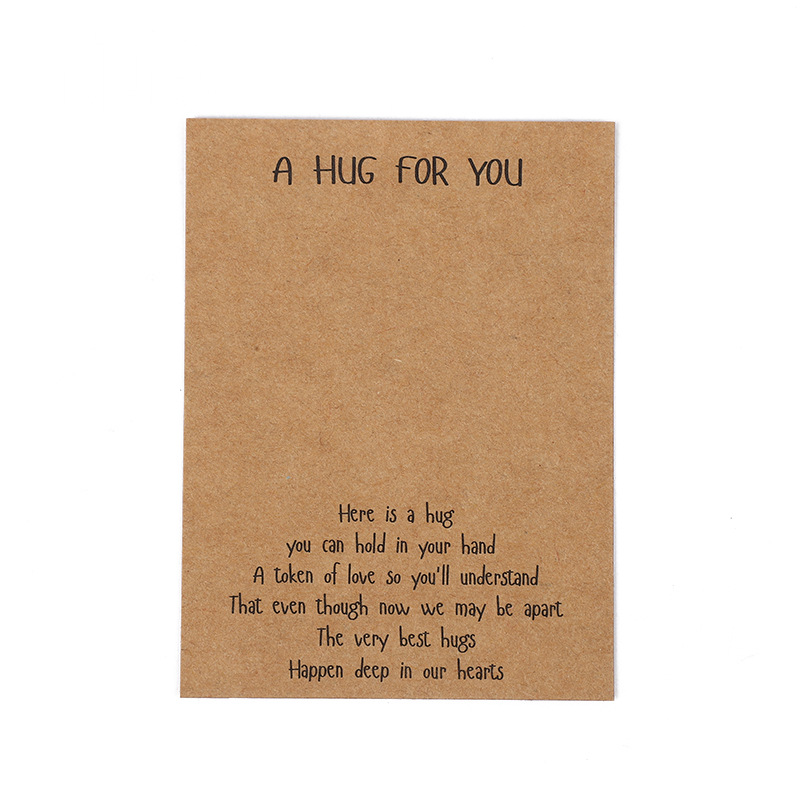 2024 Explosions Amazon Holiday Gift Heart-Shaped Natural Crystal Card School Party Gift Exchange Pock