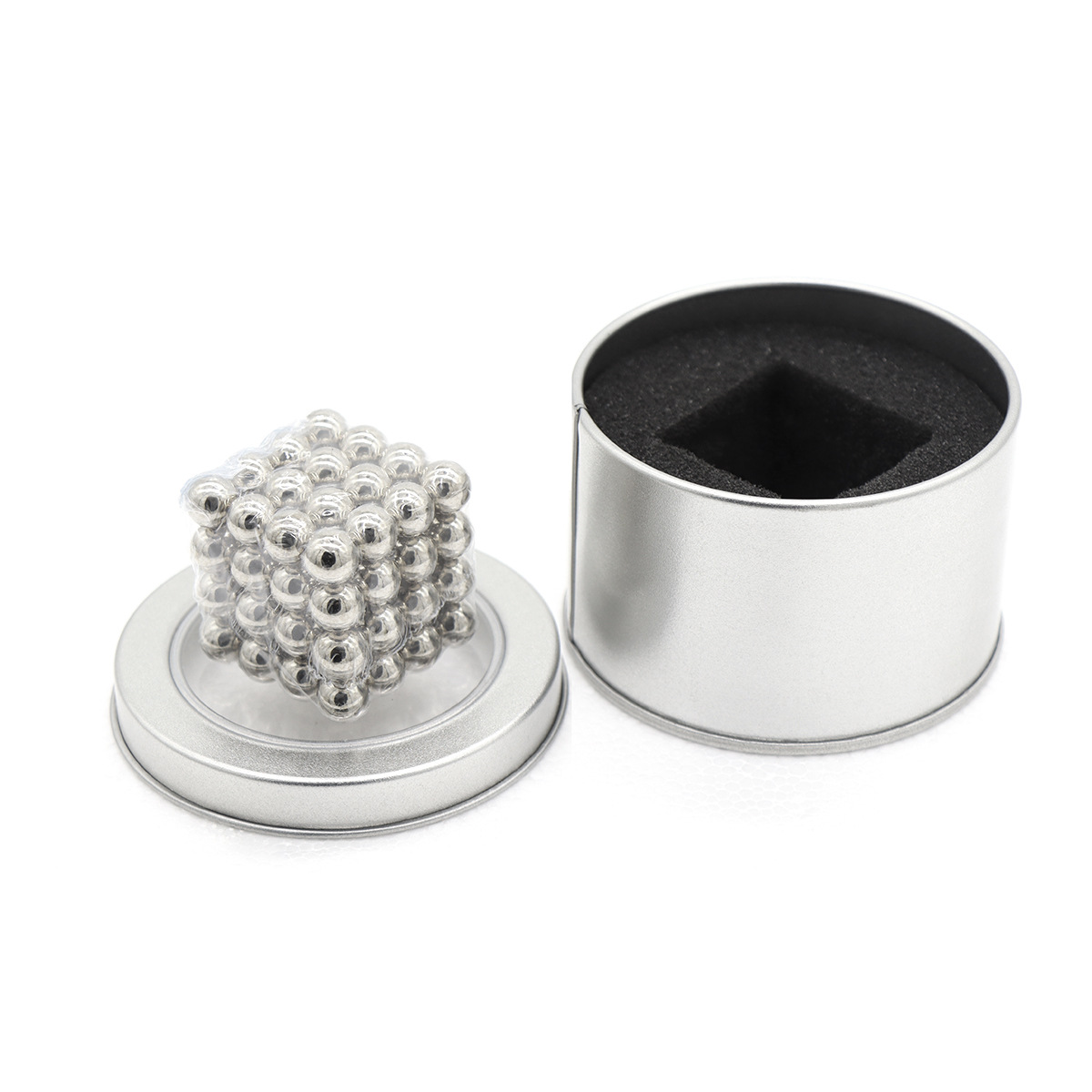 Factory Direct Sales Large Size Buck Ball 10Mm8Mm Magnetic Ball Nickel Color Strong Magnetic Decompression Toy Ndfeb Magnet