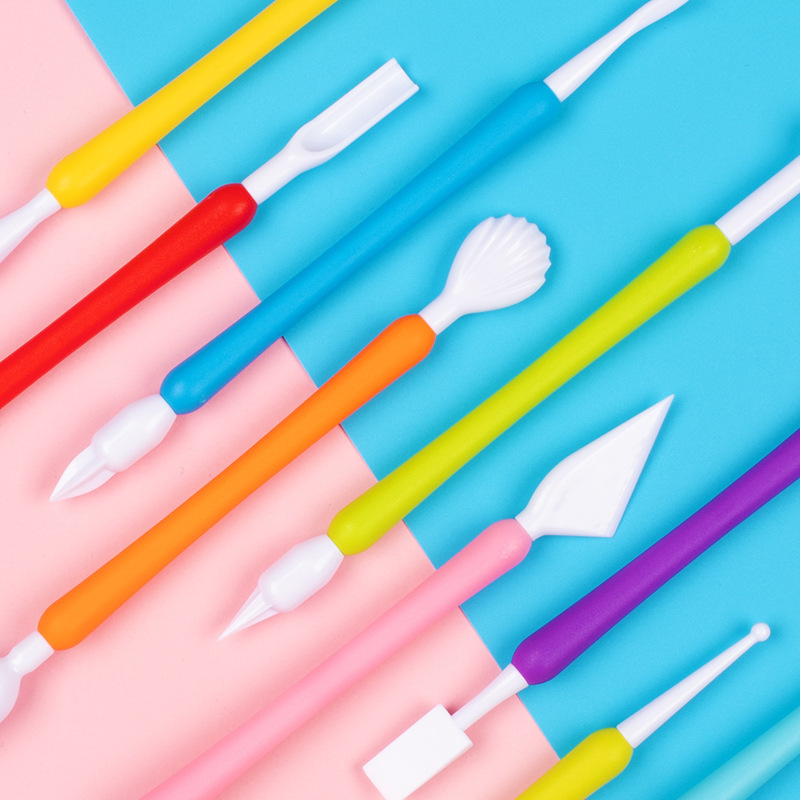 Manufacturer Produces Nine-Piece Cake Fondant Carving Knife Cutting Tool Clay Tool Baking Tool Set