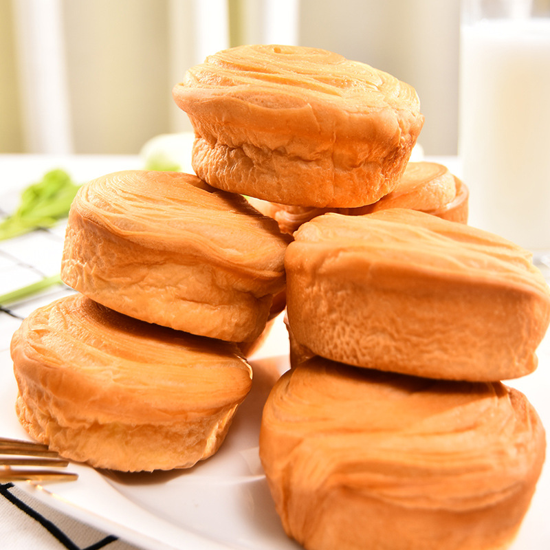 Explosions on behalf of postage breakfast whole box of milk flavor cakes hand-torn bread cake toast wholesale