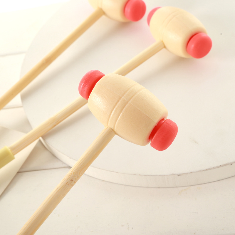 Hand hammer wooden handle plastic massage hammer do not ask for people manual massage hammer tapping hammer back hammer hand Buddha hammer wholesale
