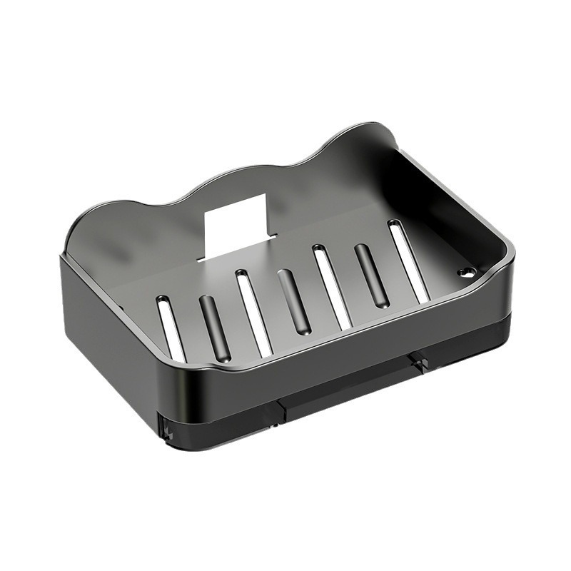 Cross-border Soap Box Wall-mounted Draining Household New Style Toilet Bathroom Soap Punch-free Soap Storage Rack