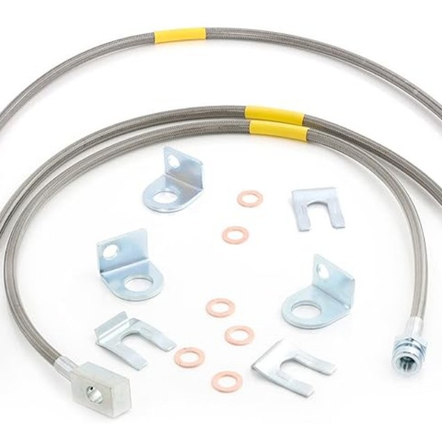 Fit for 1987-2006 Jeep Wrangler Tj/Yj/Xj - 89715 Stainless Steel Brake Line