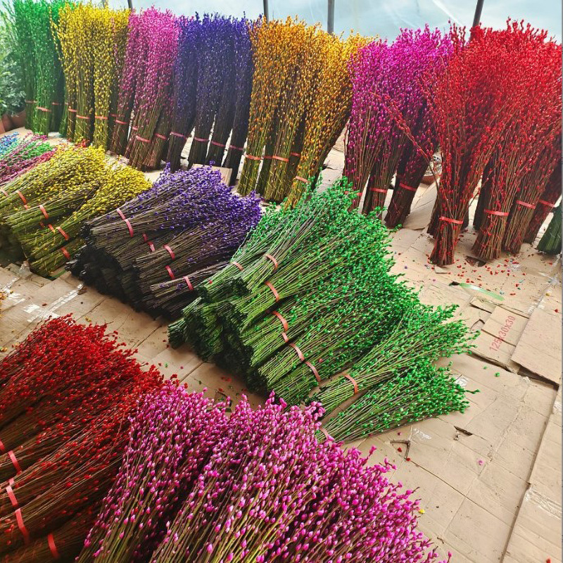 New Year's Eve Florals Red Silver Willow Fresh Branches Florals Dried Florals Living Room Interior Decorations Hydroponic Plants Opening Gifts Flower Arrangement