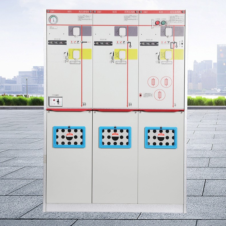 High Voltage Switchgear 10Kv High Voltage Cabinet Mid-Mounted Cabinet in and Out Line High and Low Voltage Complete Distribution Cabinet Compensation Cabinet Distribution Box