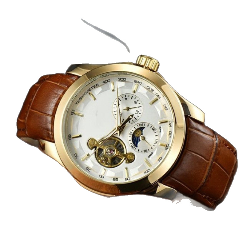 2023 Men's Foreign Trade Wis Product Belt Automatic Mechanical Watch Manufacturer Wholesale