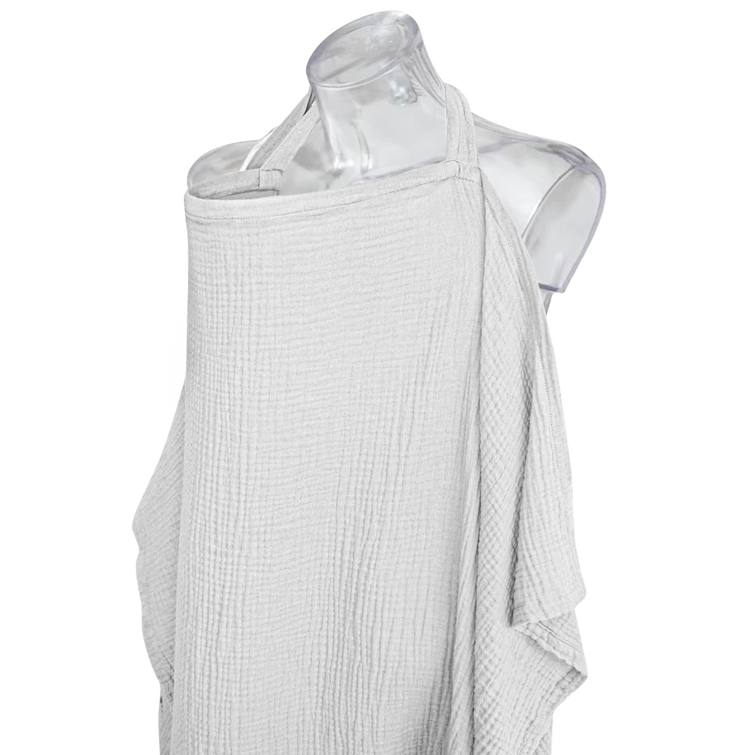 Cross-border Breathable Cotton Yarn Breast-covering Towel Anti-shading Cloth Adjustable Breastfeeding Towel