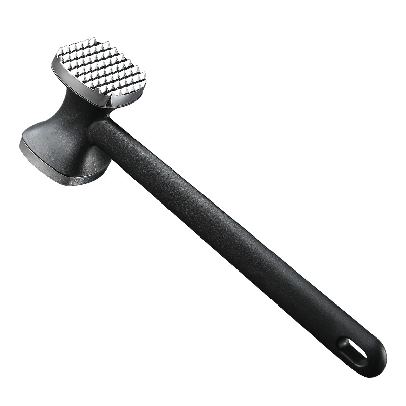Zinc Alloy Double-Sided Meat Tenderizer Steak Hammer Meat Pounder Double-Sided Beater Garlic Pounder Meat Tenderizer Kitchen Tool