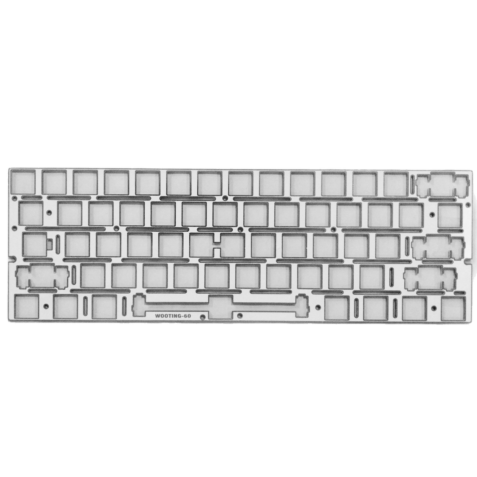 Wooting60He Full Modification Essential Fr4 Gold-Plated Positioning Plate with Grooves Highlighting Rgb Lighting and Dazzling Colorful Keycaps