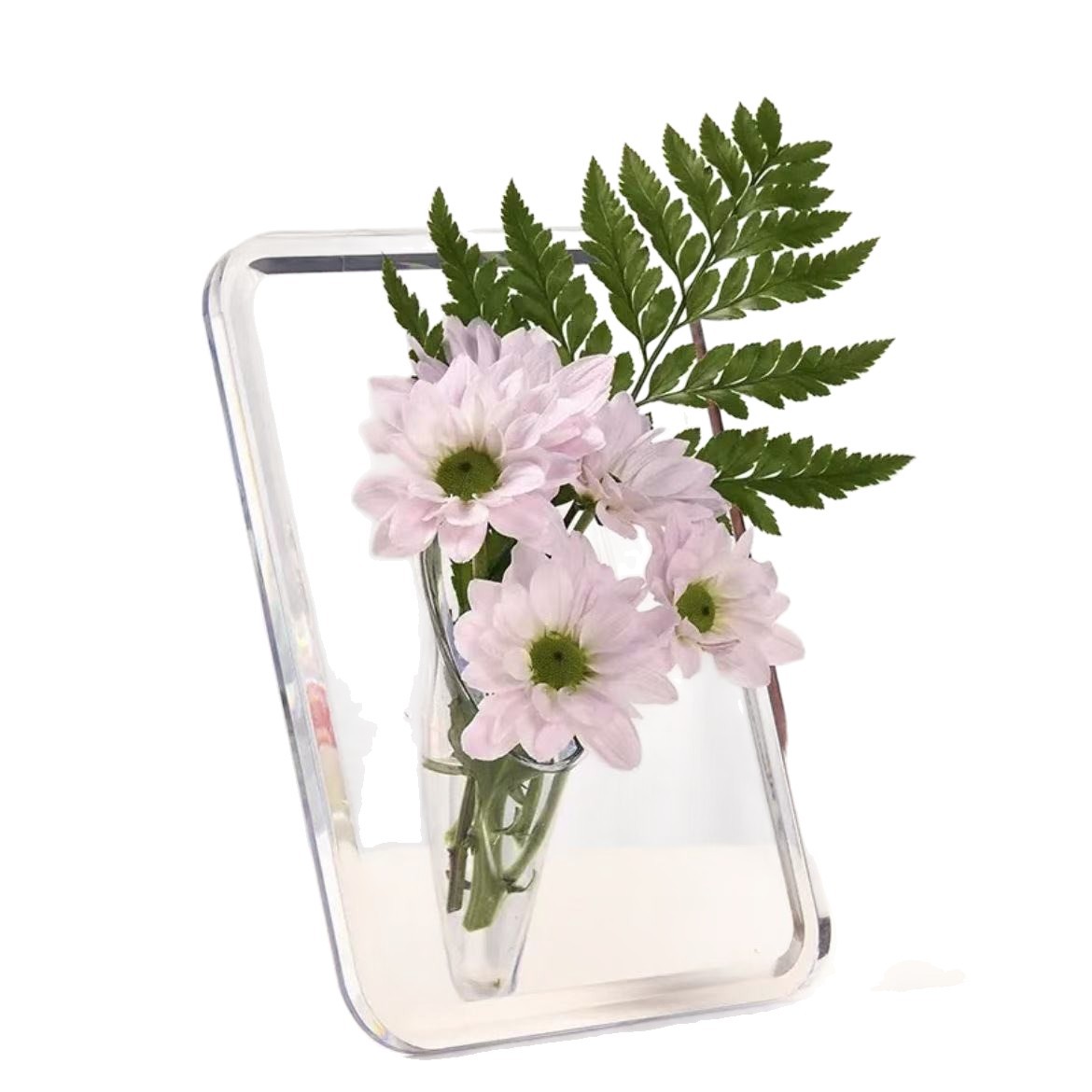 Ins Style Photo Frame Vase Light Luxury High-end Office Desktop Decorative Ornaments Living Room Entrance Niche Hydroponic Flower-arranging