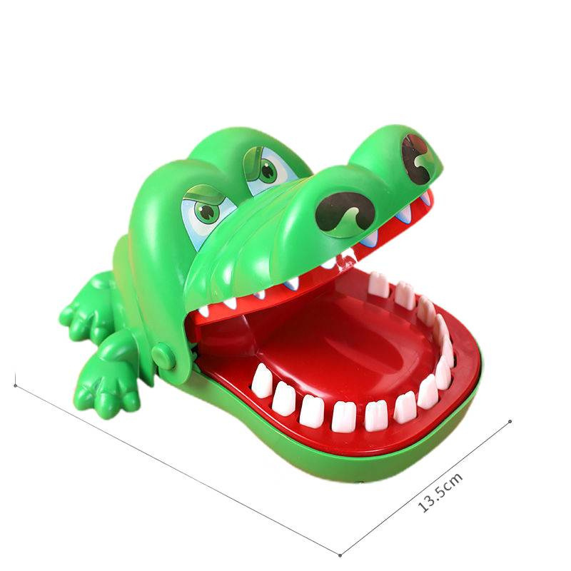 Large Crocodile Toy for Parent-Child Interaction, Prank Toy for Parties, Truth or Dare, Biting Fingers, Big Mouth