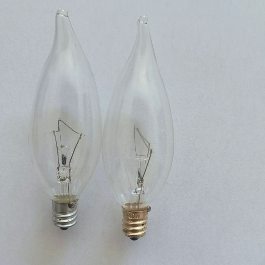 C32 Incandescent Lamp 110V Candle Type Small Tail E12 American Standard Light Bulb
