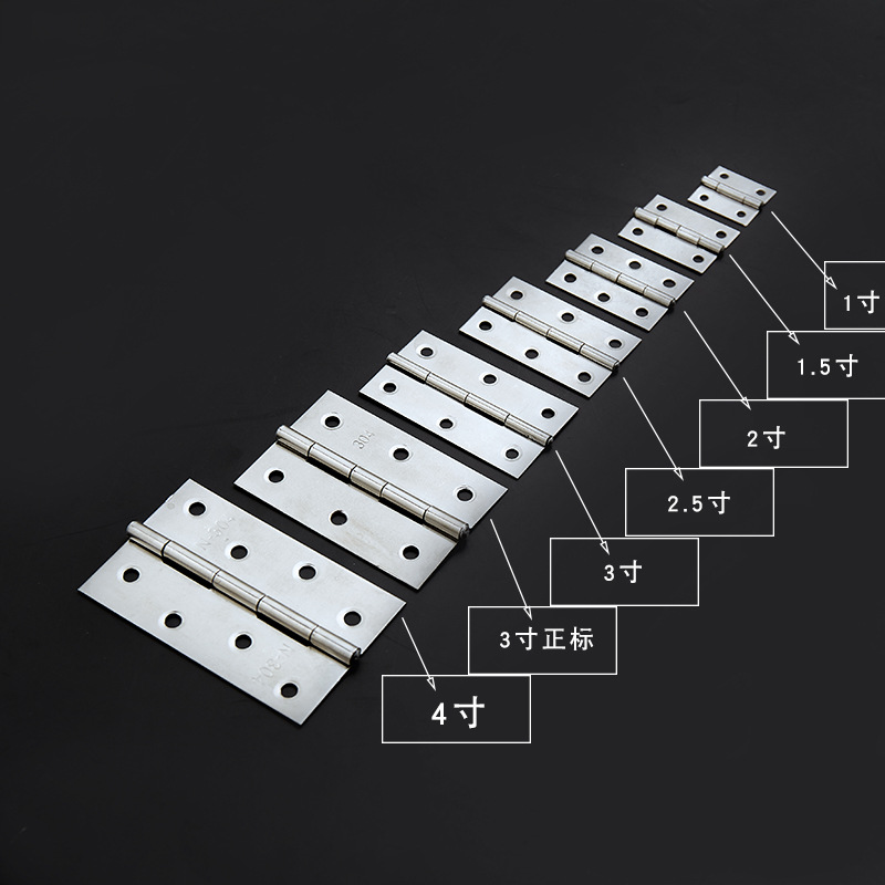 Stainless steel casement hinge door and window hinge 1 inch 1.5 inch 2 inch 3 inch 4 inch wooden box bag mini hinge hinge