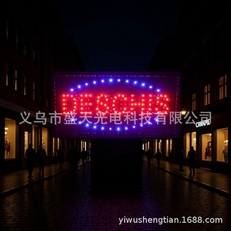 Super Bright Led Neon Light 19x10inch Open Commercial Sign Luminous Advertising Light Board