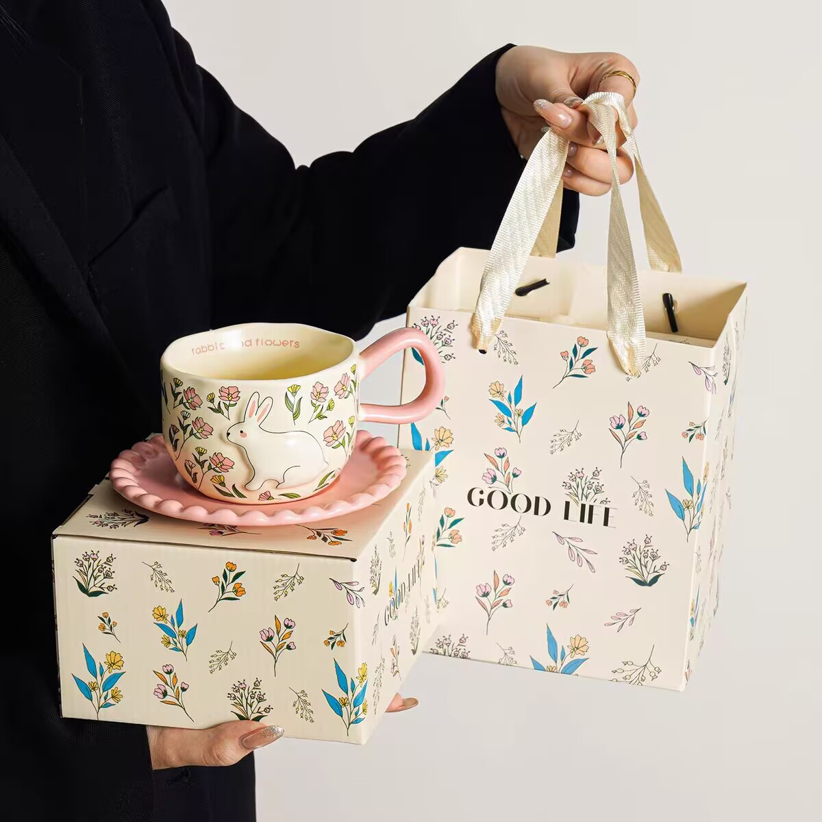 Подарки на день рождения для девушек, высококачественный изысканный набор чашки и блюдца, оранжевые и желтые подарки для подружек невесты, для открытых мероприятий