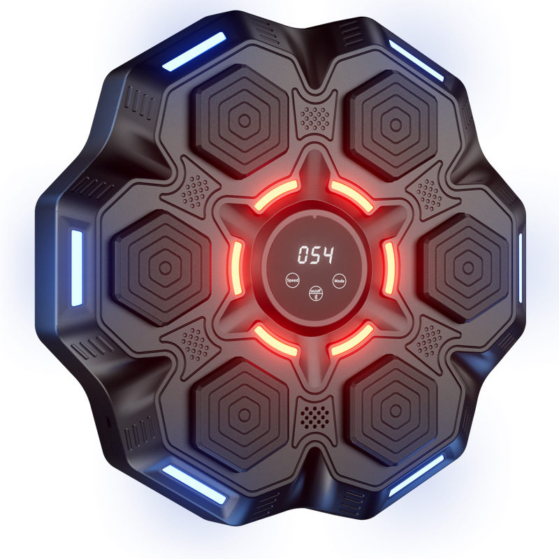 Умная музыкальная боксерская машина с Bluetooth, настенная цель для фитнеса, тренер для детей
