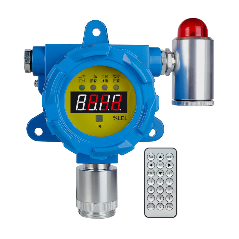 Industrial Toxic Gas Alarm Paint Spray Room Boiler Room Explosion-Proof Monitoring Methane Ethanol Hydrogen