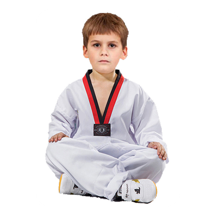 Wholesale men's and women's taekwondo clothing martial arts training clothing practice clothing cotton children's taekwondo clothing