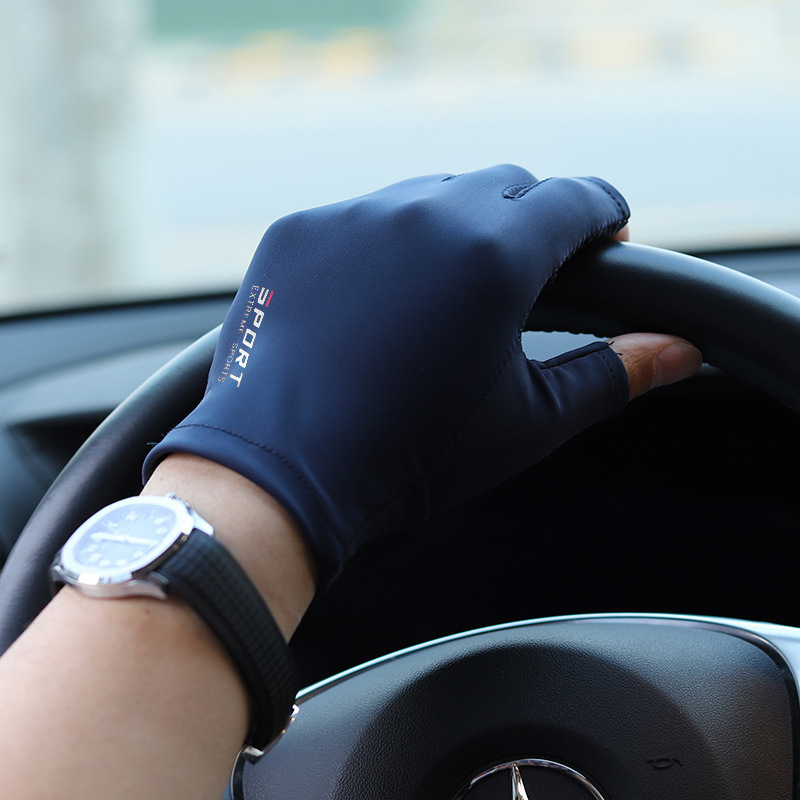 Перчатки для рыбалки из ледяного шелка для мужчин и женщин