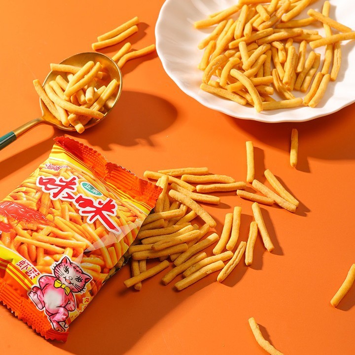 Aishang Mimi Shrimp Crackers Snack Gift Pack Three-In-One 10g*20 Pack Office Snacks to Satisfy Cravings and Nostalgic Snacks