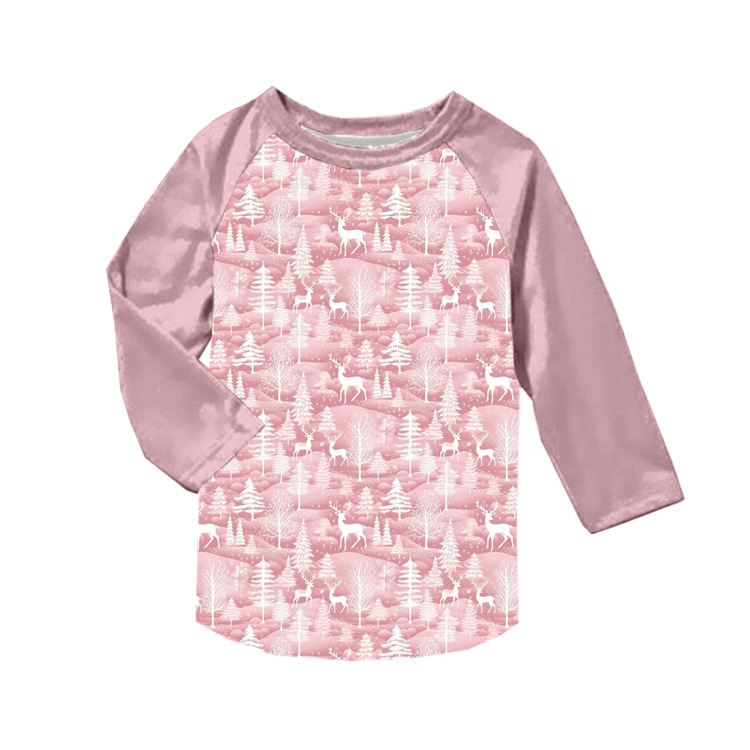 Boutique Foreign Trade Children's Clothing Printed Children's Cute Creative Custom Autumn Long Sleeves