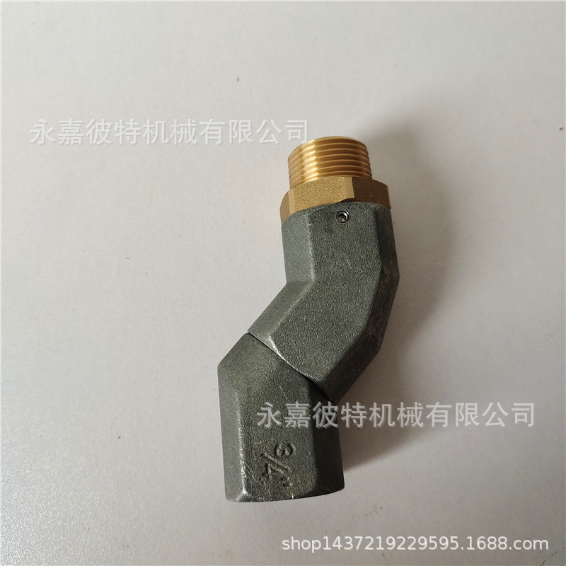 6-Point Zinc Alloy Universal Joint Refueling Gun 360-Degree Universal Rotary Joint Npt3/4 Universal Refueling Accessories