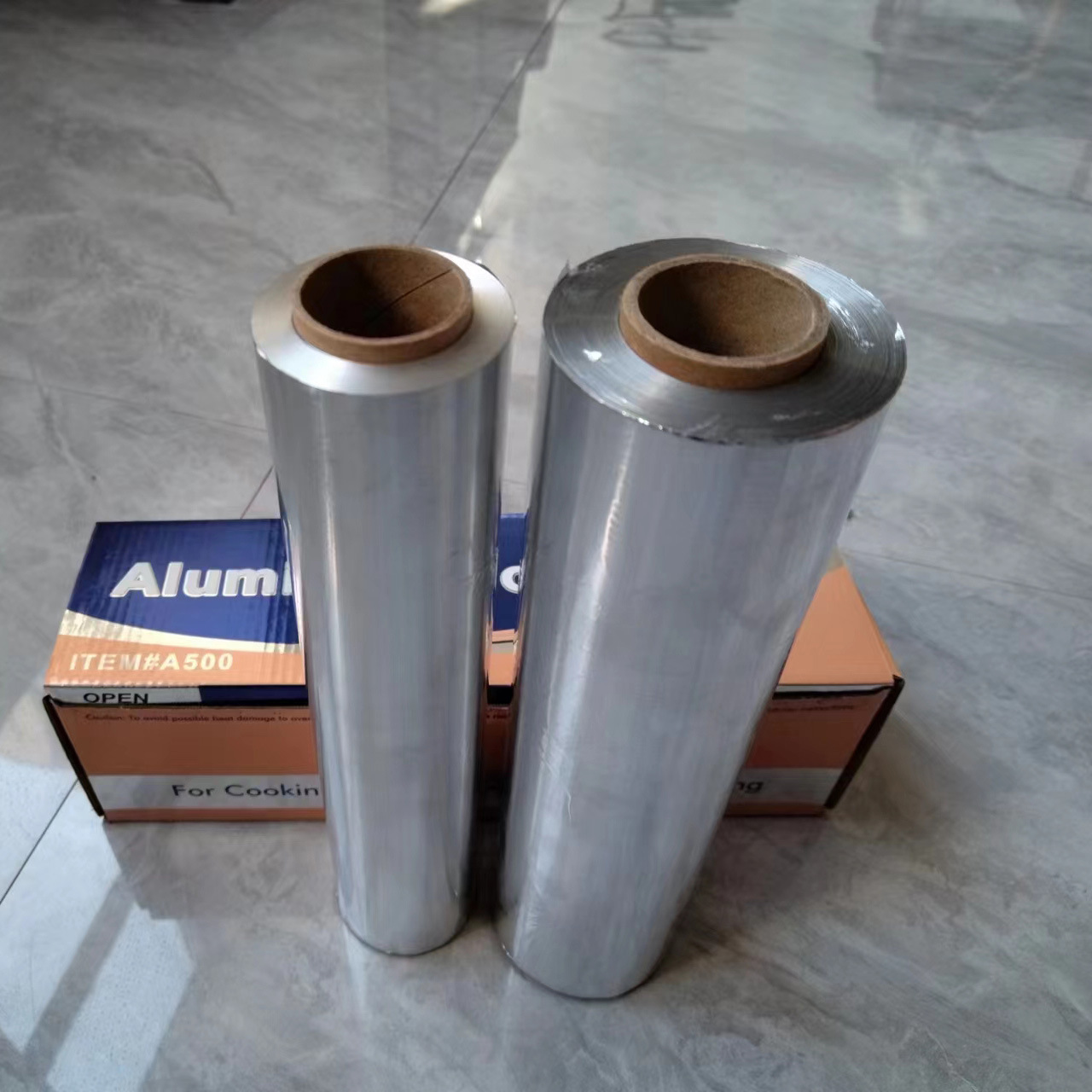 Food Grade Tin Foil Air Fryer Special Thickeneded Tin Foil Household Oven Barbecue Commercial Aluminum Foil Roll Wholesale