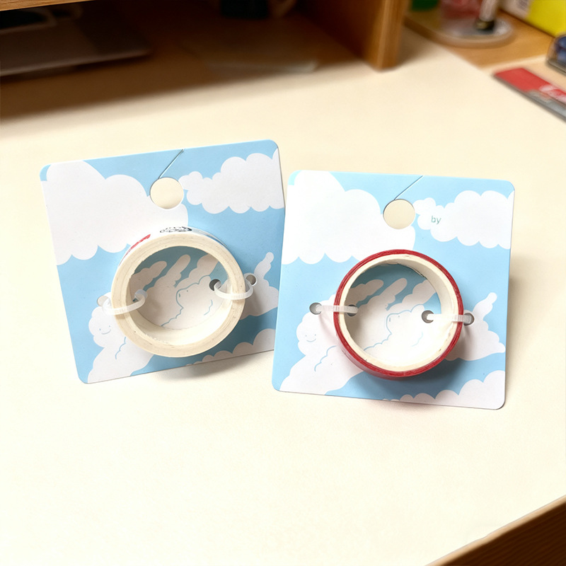 Customized Cross-Border Washi Tape Handbook Sticker Handbook Tape Back Card Colorful Cultural Creative Cartoon Creative Tape Set