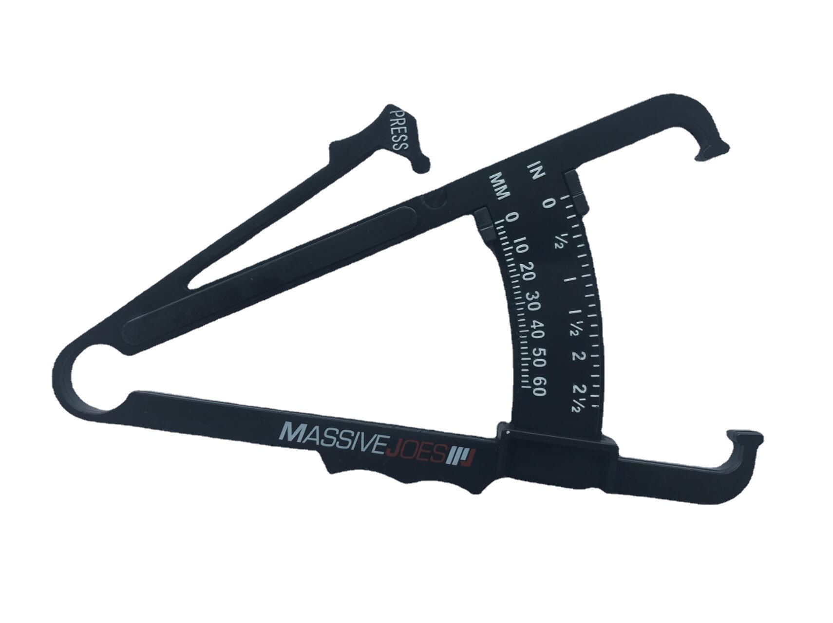 Amazon's Best-selling White/black Fat Caliper Fat Clamp BodY Fat Forceps Plus Waist Circumference Ruler Y-shaped Ruler Sebum Forceps