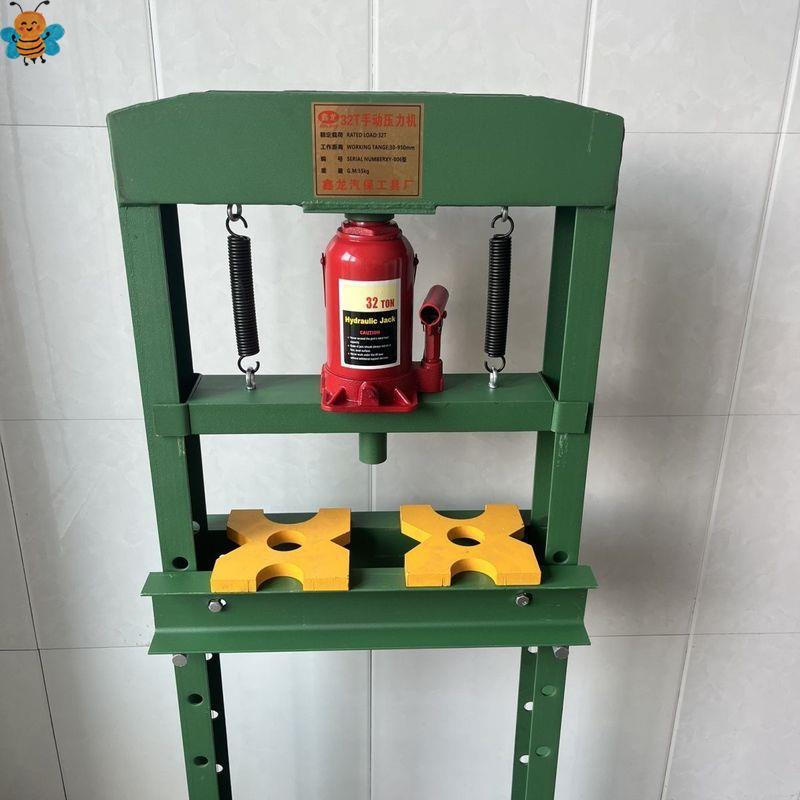 Pressure Press 20 Tons 32 Tons Auto Repair and Disassembly Gantry Car Bearing Press Bed Manual Hydraulic Hand Press