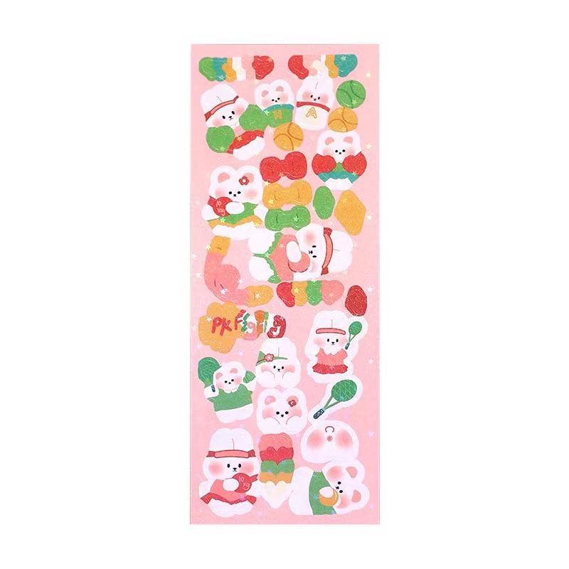 Guka Stickers Are Cheap and Random with Ancient Card Set Ins Decoration DIY Estimated Card Guka Disc Laser Stickers Are Sent Randomly