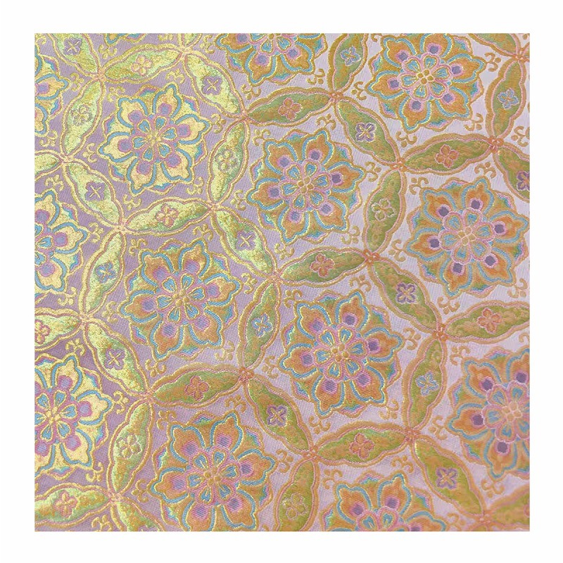 "FS080 Dunhuang Treasure Flower" Weaving Gold Jacket Hanfu Clothing Fabric Imitation Song Brocade Jacquard Brocade Fabric