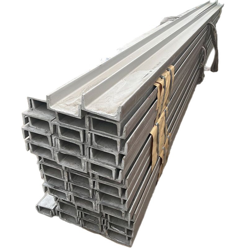 Hunan Spot 304 Stainless Steel Channel Steel 201 U-Shaped Steel Stainless Steel Profiles Can Be Cut and Welded for Bridge Construction Sites