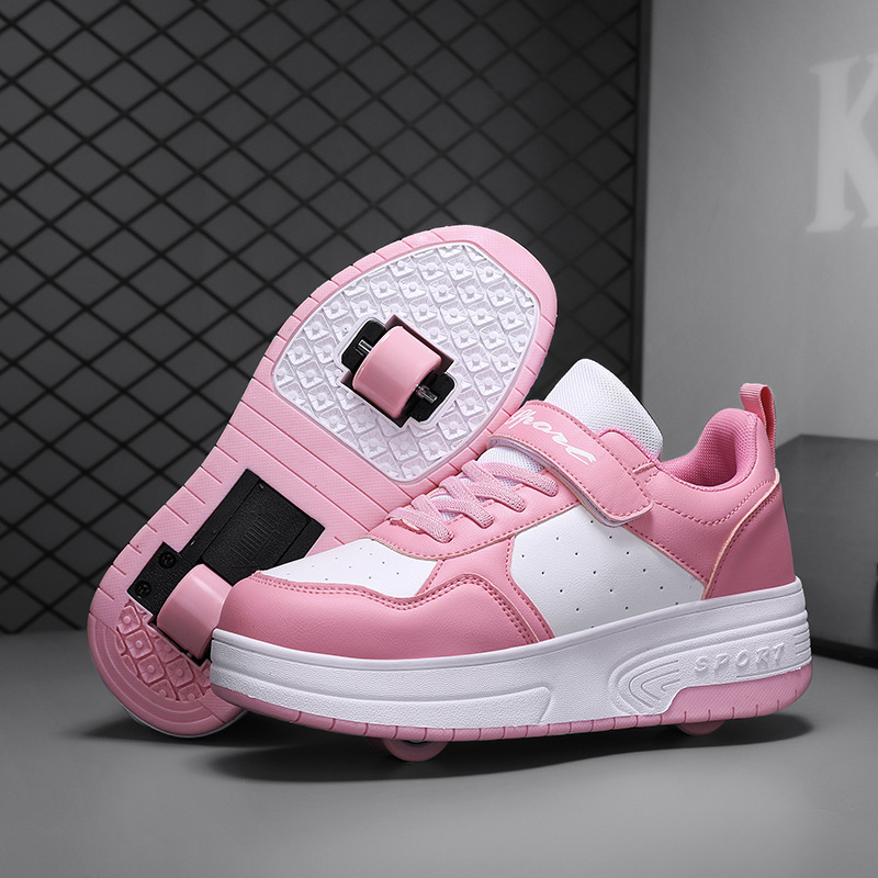 Роликовые коньки Heelys 2025 для мальчиков, двухколесные, модные, для девочек, спортивные кроссовки, дропшиппинг