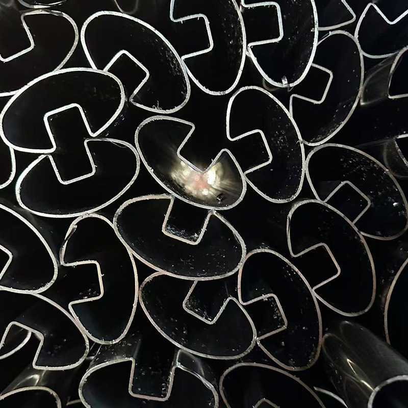 Factory Ready Stock 304 Stainless Steel Shaped Tubes 201 Stainless Steel Single-Slot Round Tubes for Stair Railings, Door Panels, and Glass Use