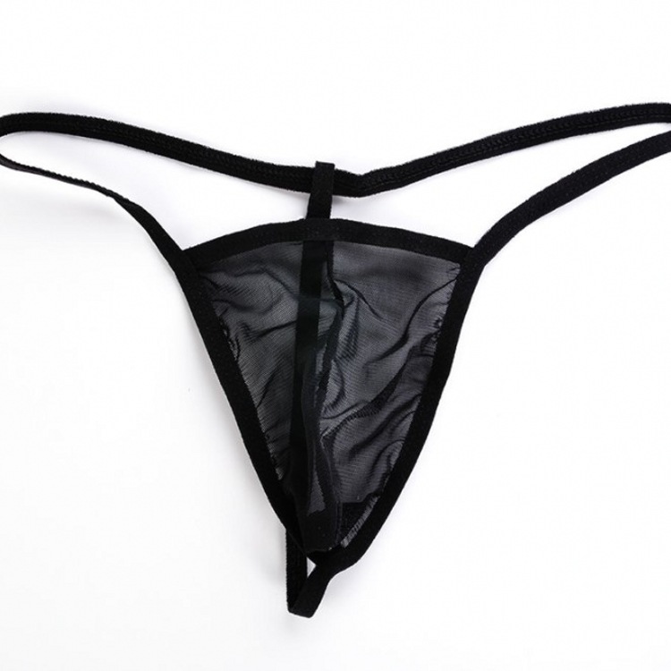 Мужские сексуальные трусики сетчатые T-образные трусики сексуальное искушение прозрачные трусики