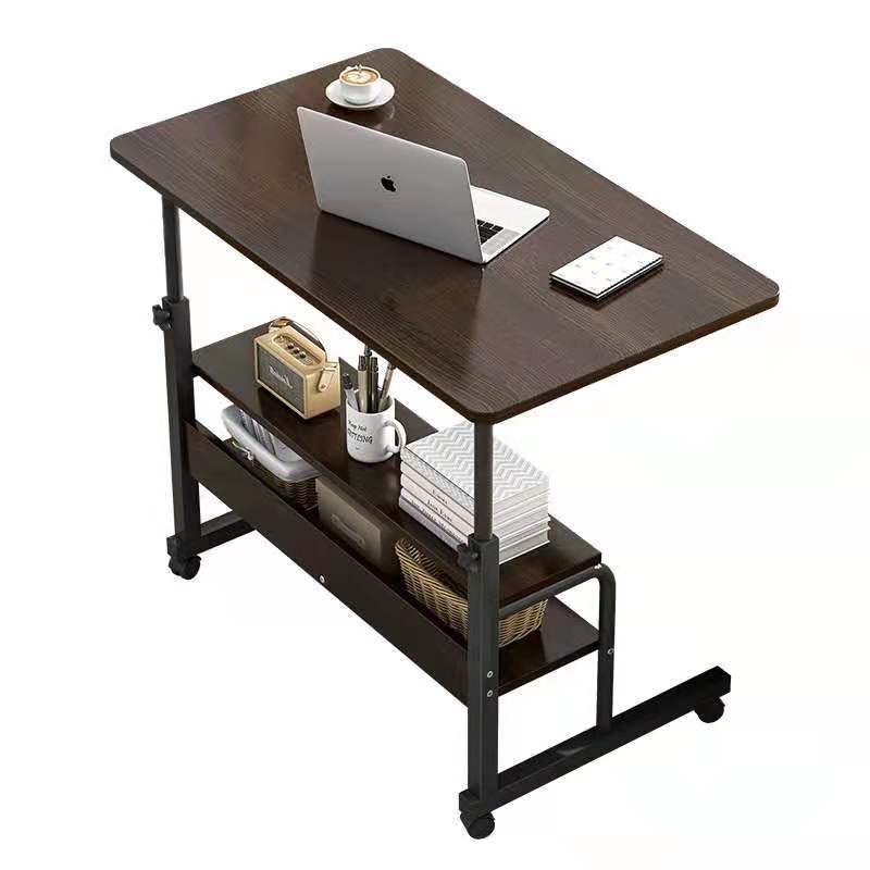 Simple Bedside Table Double-layer Storage Lifting Movable Small Table Bedroom Home Writing Desk Dormitory Lazy Desk