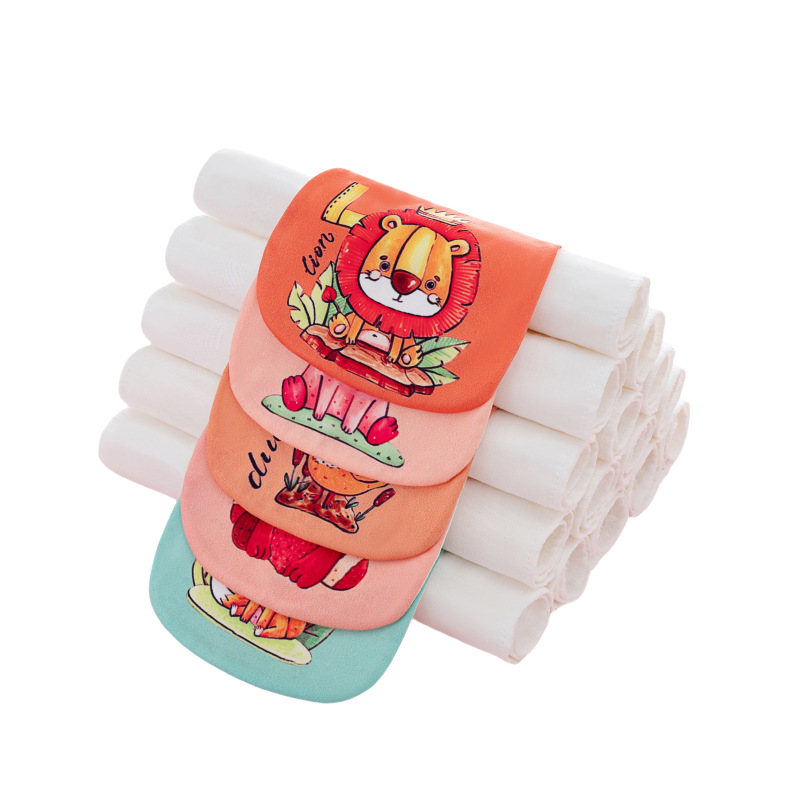 New children's sweat absorbent towel sweat towel baby sweat towel pure cotton a gauze kindergarten baby products pad back towel