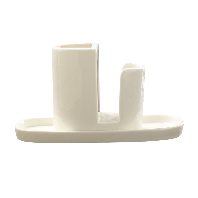 Креативная керамическая подставка для слива, подставка для губок, подставка для щеток, поднос для слива, кухонные принадлежности для хранения