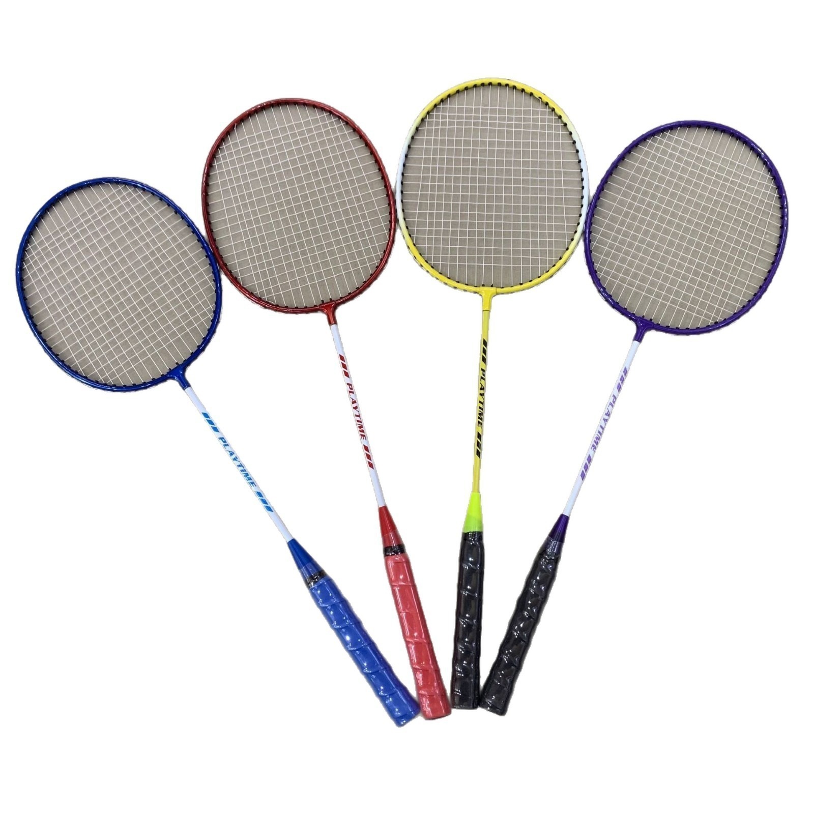 Badminton Racket for Beginners, Outdoor Leisure Training, Lightweight Iron Alloy Split Racket, Cross-Border Wholesale Double Racket