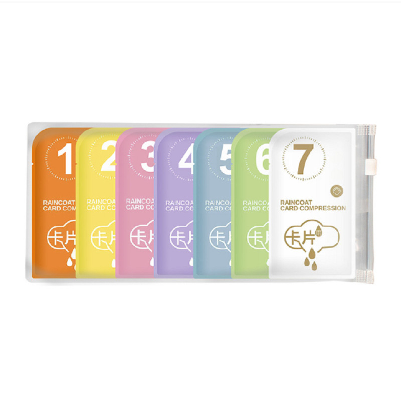 Disposable Raincoat Portable Girdle Children Adult Outdoor Travel Mountain Climbing Anti-rainstorm Long Thickened Card Poncho