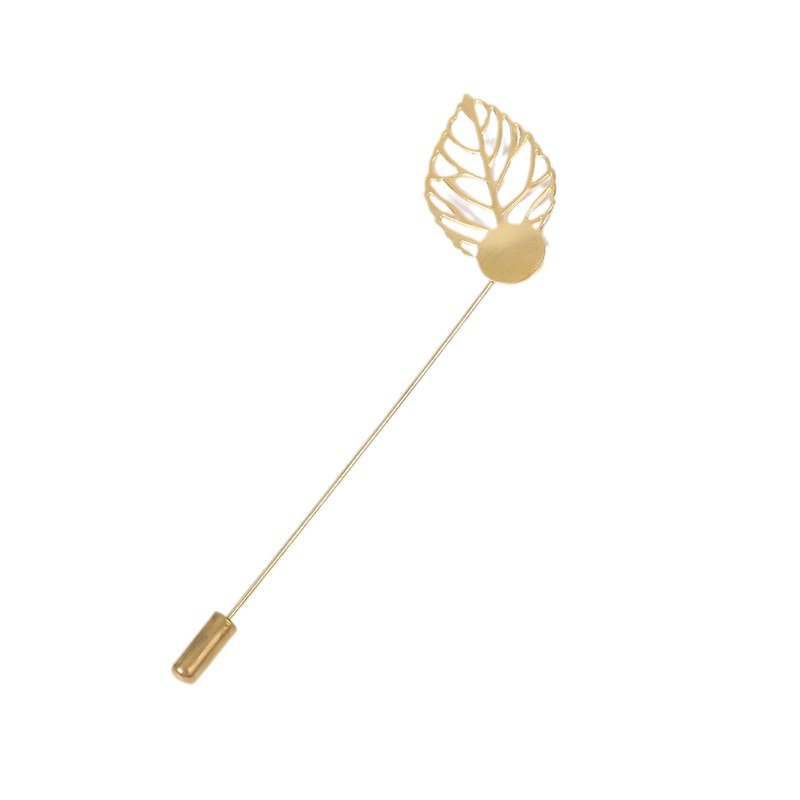 Pearl Plug Steel Pin Brooch DIY Accessories Wedding Wedding One-Word Pin Corsage Handmade Material Jewelry Accessories